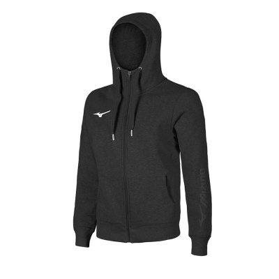 Sudaderas Con Capucha Mizuno Sweat FZ Hombre - Negros - Chile M491DRUHCF